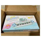 Costway 37-Key Toy Keyboard Piano Electronic Musical Instrument Blue