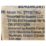 Aosom Youth Scooter Front and Rear Caliper Dual Brakes 12-Inch Inflatable Front Wheel Ride On Toy For Age 5+ - Blue
