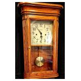PREMIUM TIMEPIECE Howard Miller Sandringham Key wound Wall Clock Model # 613- 108