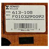 PREMIUM TIMEPIECE Howard Miller Sandringham Key wound Wall Clock Model # 613- 108