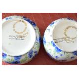 MIKASA CRYSTAL BOWL AND LORD NELSON 24kt Gold Accent OPEN SUGAR/CREAMER by Elijah Cotton Ltd in Stoke - on - Trent, England