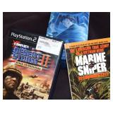 TOYS - Beanie Babies, MAISTO 1999 Mustang, Lord of the Rings Collection, Playstation Sniper Book, Harry Potter book, LED desk lamp, HeadPhones, STAR TREK Model Kit, Harley Davidson Scarf, Danny Toy Bo