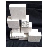 MARBLE SCULPTURE - Willow Tree "Angel of Hope" designed by Susan Lordi, Miniature Seth Thomas grandfather clock, Wade Whimsies from the UK Developed by Sir George Wade, Two POLAR BEARS from the Red 