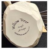 MARBLE SCULPTURE - Willow Tree "Angel of Hope" designed by Susan Lordi, Miniature Seth Thomas grandfather clock, Wade Whimsies from the UK Developed by Sir George Wade, Two POLAR BEARS from the Red 