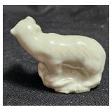 MARBLE SCULPTURE - Willow Tree "Angel of Hope" designed by Susan Lordi, Miniature Seth Thomas grandfather clock, Wade Whimsies from the UK Developed by Sir George Wade, Two POLAR BEARS from the Red 