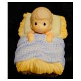 Precious Moments collection - Blessings of Peace to You, Come Let Us Adore Him, Winter