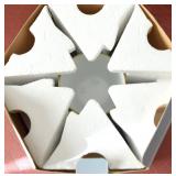 SHEEP PICTURE Sleeping In (signed and numbered print 180/1000 by artist Connie Bieber from New Liberty, Iowa), DESSERT DISH Bing & Groøndahl 3 piece porcelain set from the "Danmarks-Stellet features 