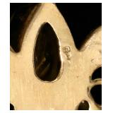 Trinket Box & Jewelery Heart-shaped porcelain box (painted and signed by artist M. Fase, 1980) with a .925 silver chain and pendant