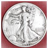 Twenty (20) 90% Liberty Walking Half Dollars