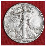 Eleven (11) 90% Liberty Walking Half Dollars