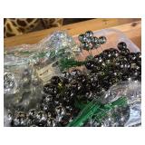 Lot of (1 Plastic Tub) Silver Ball Ornament Picks