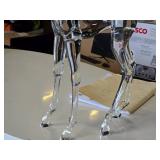 Plastic Reindeer Statue 9" x 24" (clear)