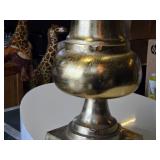 Lot of (1) Metal Decorative Floor Vase - Majesty by Accent Décor 12" x 38" (gold)