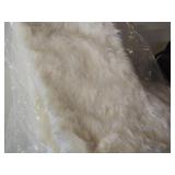 Lot of (6) 18" Faux Arcti Fox Christmas Stockings