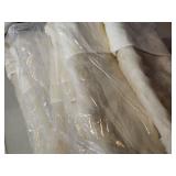 Lot of (6) 18" Faux Arcti Fox Christmas Stockings