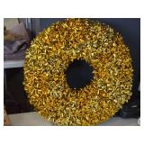 24" Bow Wreath (gold)