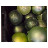 Lot of (1 Tub) Christmas Ball Ornaments (assorted)
