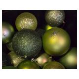 Lot of (1 Tub) Christmas Ball Ornaments (assorted)