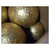 Lot of (1 Box) Christmas Ball Ornaments (assorted)