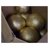 Lot of (1 Box) Christmas Ball Ornaments (assorted)