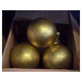 Lot of (10) 8" Christmas Ball Ornaments