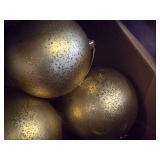 Lot of (10) 8" Christmas Ball Ornaments
