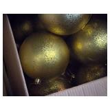 Lot of (10) 8" Christmas Ball Ornaments