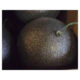 Lot of (8) 10" Christmas Ball Ornaments