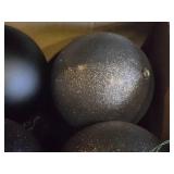 Lot of (8) 10" Christmas Ball Ornaments