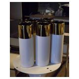 Lot of (5) Ceramic Table Vase 4" x 12"