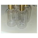 Lot of (4) Bud Vase - Zoya by Accent Décor 2 3/4" x 12 1/2"