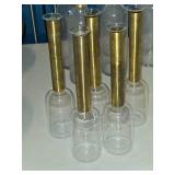 Lot of (5) Bud Vase - Zoya by Accent Décor 2 3/4" x 12 1/2"