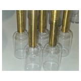 Lot of (5) Bud Vase - Zoya by Accent Décor 2 3/4" x 12 1/2"