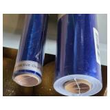 Lot of (2 Rolls) Blue Mirror Sticker