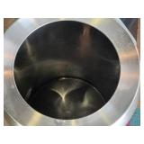 27" Stainless Steel Finish Metal Trash Can