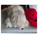 Lot of (3) Stuffed Animals - 24" Penguin, 20" Lobster, 24" Polar Bear