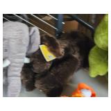 Lot of (4) Stuffed Animals - 24" Crocodile, 20" Elephant, 24" Dog, 12" Yolo Chipmunk