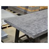 Outdoor Picnic / Dining Table Resin Top / Wood Frame 6-1/2