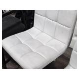 Lot of (2) 45" Faux Leather Swivel Bar Chairs | Adjustable