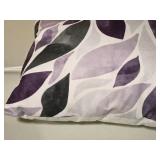 Calitime Cozy 16" Fleece Falling Dahlia Floral Flower Petals pattern Covered Throw Pillow