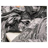 Lot of (3) Crystalene Fabric Stage Curtains 56" x 12-1/2