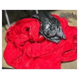 Lot of (2) Crystalene Fabric Stage Curtains 10