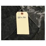 Lot of (3) Crystalene Fabric Stage Curtains (black/silver)