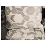 Lot of (2) 21" Covered Throw Pillows - Manipur by Designer