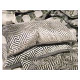Lot of (2) Covered Throw Pillow - Manipur by Designer
