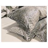 Lot of (2) Covered Throw Pillow - Manipur by Designer