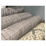 Lot of (2) Bolster Pillow with Geometric pattern 5