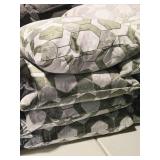 Lot of (4) 21" Covered Throw Pillow - Manipur by Designer