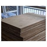 Lot of (12) Sandeply Plywood Sheets 5/8" x 32" x 24"