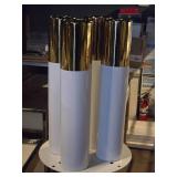 Lot of (4) Ceramic Table Vase 4" x 20"